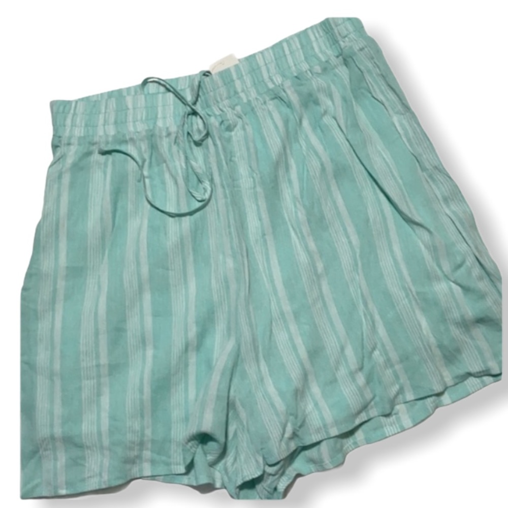 NWT Francesca’s Collections Striped Blue Shorts